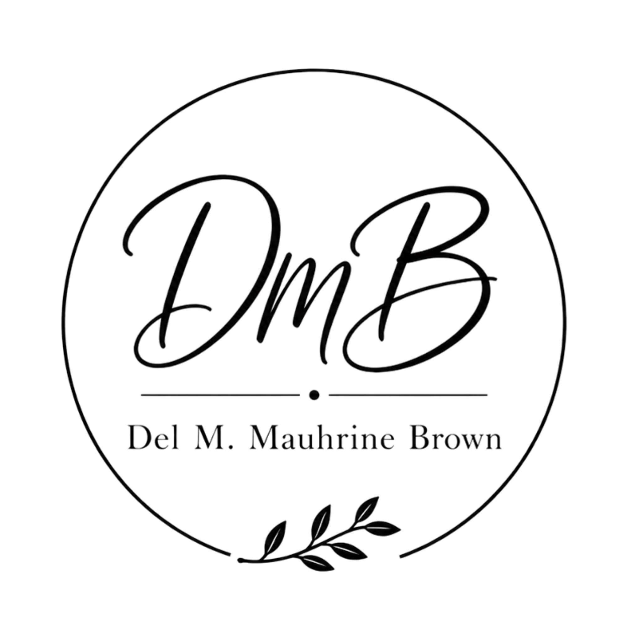 Del M. Mauhrine Brown monogram